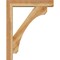 Ekena Millwork Legacy Block Rough Sawn Bracket w/ Offset Brace, Western Red Cedar, 6"W x 30"D x 38"H BKT0604X30X38LEC05RWR - alternate 3